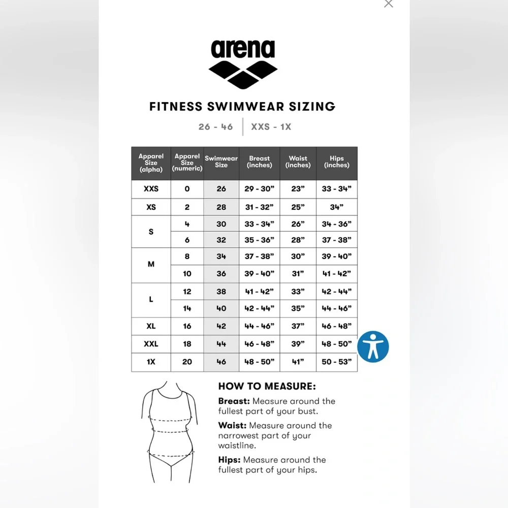 ARENA I Swimsuit One Piece Bishamon USA Swim Pro Back Maxlife Size 32 Womens